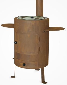 FEU DU JARDIN Outdoor-Ofen DELUXE Rostoptik